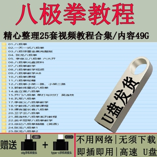 八极拳全套视频教程武学教学视频全集拳击散打教程八极拳视频优盘