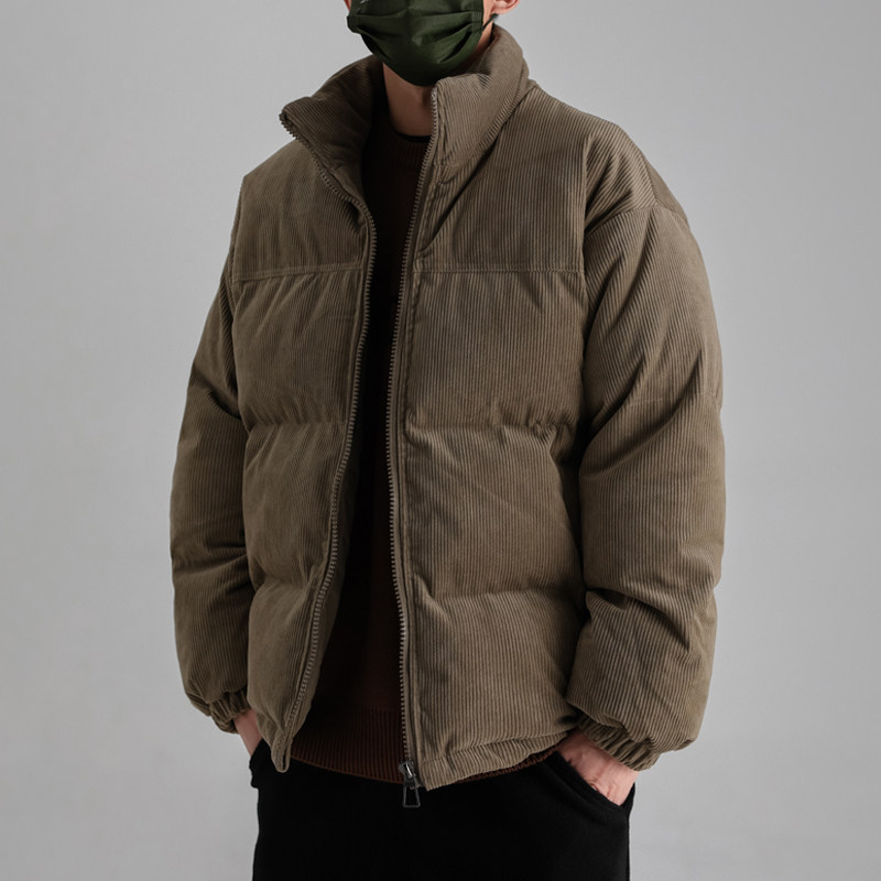 秋冬季日系宽松棉衣潮