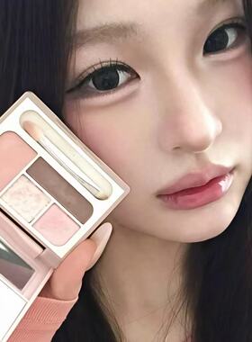 【妈生卧蚕】新四色卧蚕修饰阴影一体盘新手提亮大地色珠光眼影盘