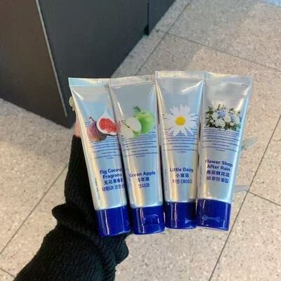 韩国精油首尔系列香氛精华滋润护手霜雏菊补水保湿青苹果嫩手霜