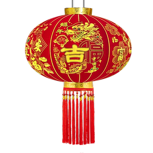 招财进宝2026马年新款大红灯笼挂饰户外大门口一对过新年春节装饰