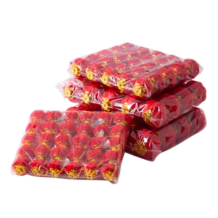 2026新款迷你植绒大小红灯笼挂饰树上盆景院子乔迁新年装饰布置品