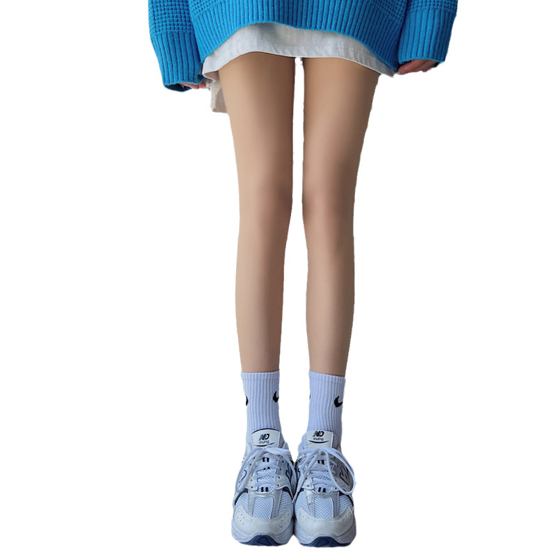 双层丝袜光腿神器女秋冬裸感超自然春薄款肉色打底裤外穿连袜隐形