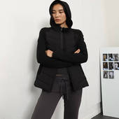 拼接款 BARRIFAIT 90白鸭绒连帽轻羽绒服