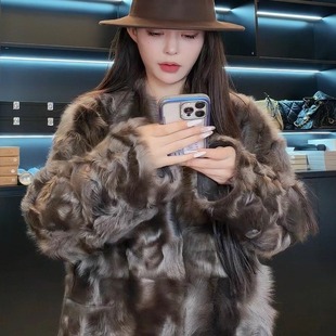 小湖羊皮毛一体外套 设计款 BARRIFAIT