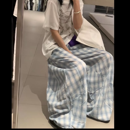 【BARRIFAIT】百搭时尚韩国巨舒服透气格子裤