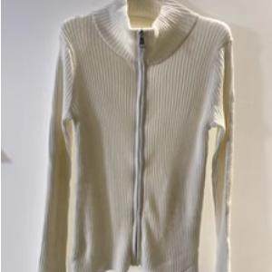 AP姐姐街头潮搭立领拉链针织毛衣外套