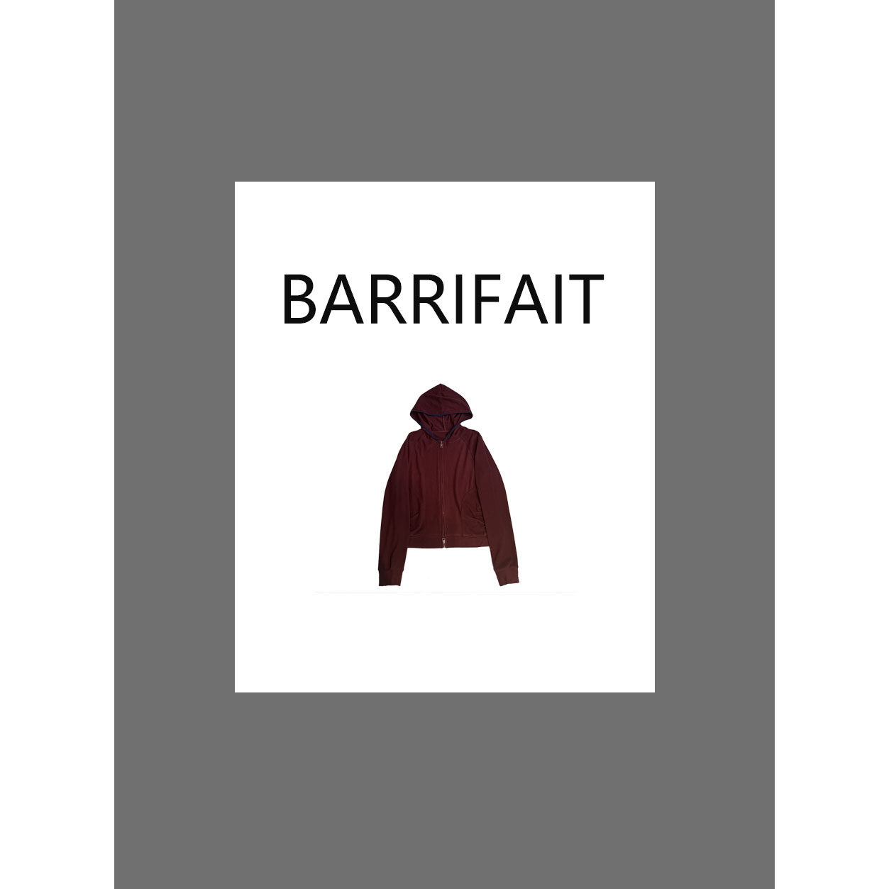 【BARRIFAIT】百搭舒服柔软绒绒质感连帽拉链开衫上衣