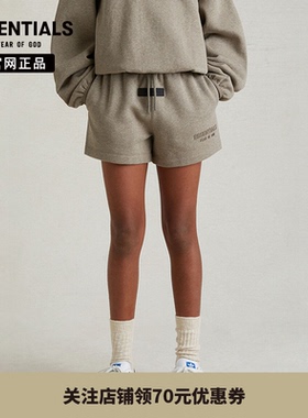 【24年新款】 Fear Of God Essentials儿童logo休闲运动短裤