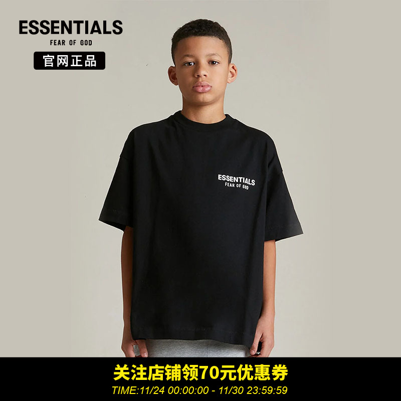 fog圆领潮流背后撞色短袖T恤