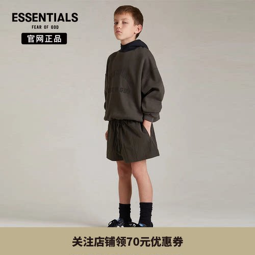 正品FOG童装尼龙运动短裤