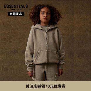 特价 God 专区 Essentials儿童印花拉链连帽卫衣外套 Fear