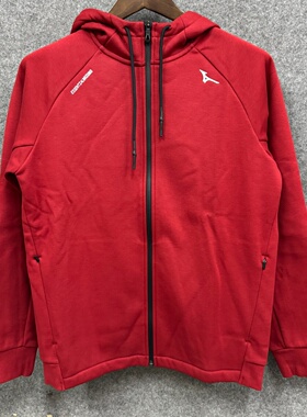 Mizuno美津浓 男子运动针织舒适加绒连帽外套K2CC15AC 原698