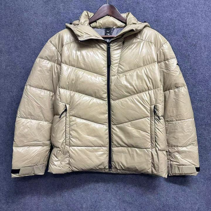 Mizuno美津浓石墨烯保暖男白鸭绒连帽加厚羽绒服K2CN36D1原1998