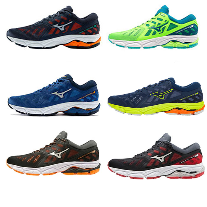 Mizuno/美津浓男子透气实用级缓震跑步鞋 WAVE ULTIMA 11原858-封面