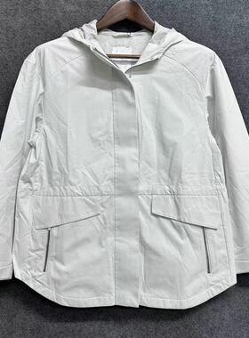 Mizuno美津浓女子连帽防风梭织夹克休闲运动外套 K2CE45R2 原1098