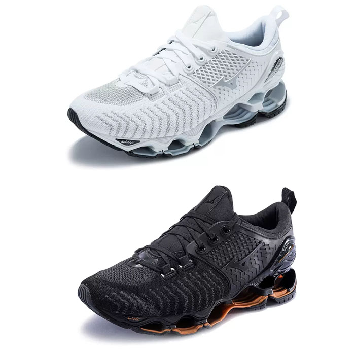 Mizuno美津浓 男女机械避震跑步鞋预言 Prophecy WAVEKNIT原2398