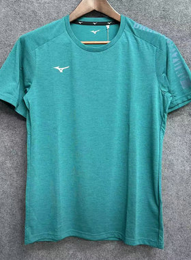 Mizuno美津浓 男子运动吸汗速干针织圆领短袖T恤32MA0025 原368
