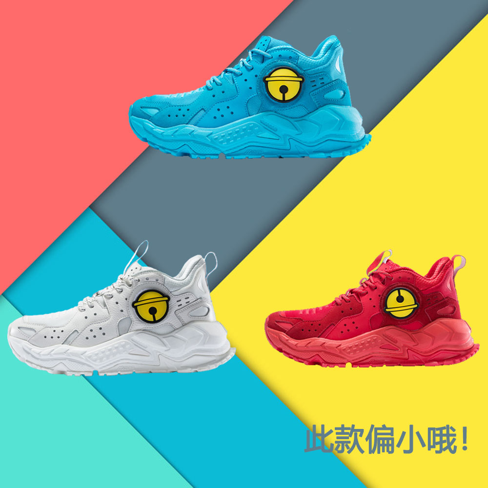 特价美津浓男女哆啦A梦牛皮联名