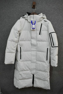 Mizuno美津浓 男防水防风700蓬长款保暖白鹅羽绒服K2CN15A5原2998