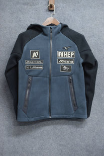 Mizuno美津浓 男子运动摇粒绒舒适拉链开衫外套32YE9670 原1498