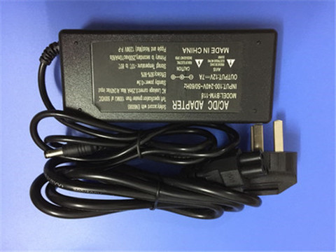 适用七华ACS-15电子仪器电源适配器12V7A粤海通用充电器