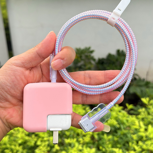 苹果Macbook Air电源保护套M5 M3 M4 pro电脑30/67/70W数据线绕绳