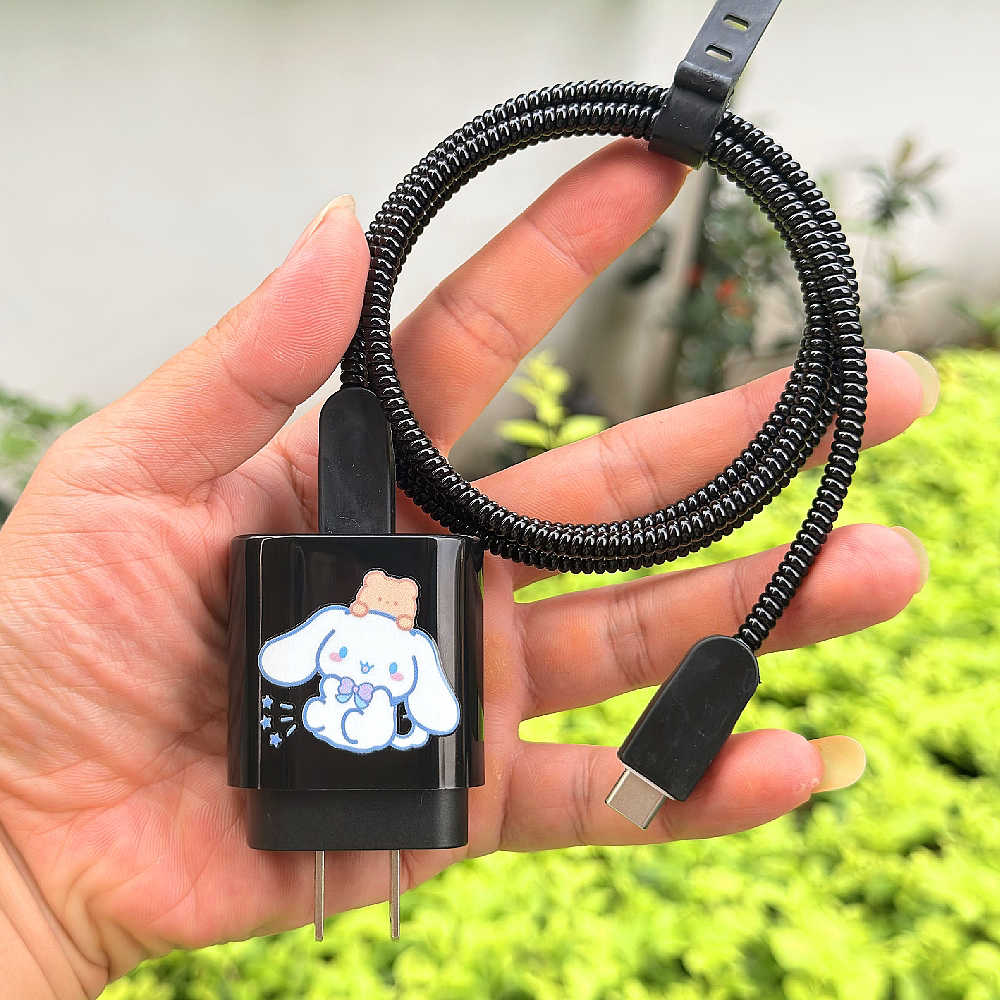 适用三星W26 W25 fold6 Flip7 Fold7数据线保护套25W充电器壳绕绳