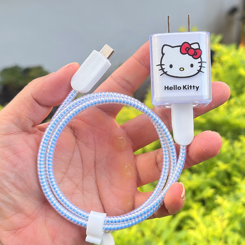 适用lewoo乐物45W充电器壳苹果iPhone17 16 promax数据线保护套绳