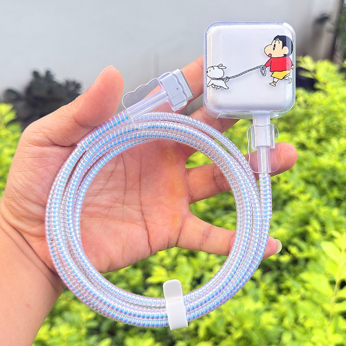 苹果Macbook Air笔记本35w 30W充电器M2 M3 M4数据线保护套缠绕绳