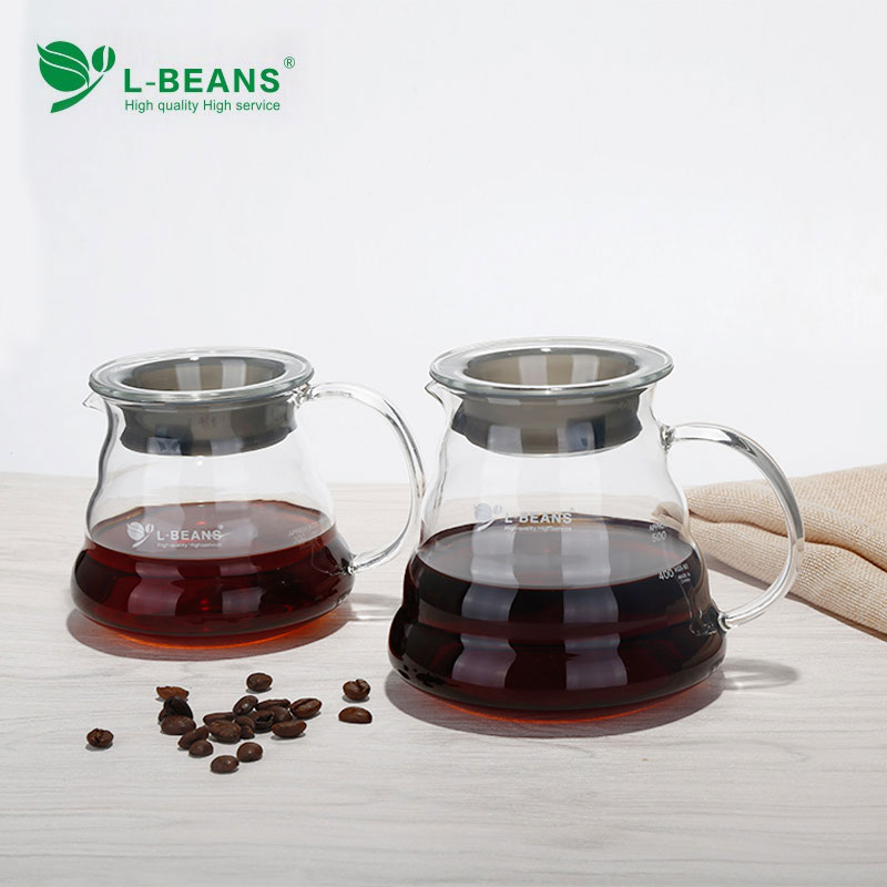 l-beans耐热玻璃咖啡器具云朵壶