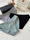 泽衣壹品 不卡裆好穿不腻基础款 纯棉高开叉三角裤 内裤 女