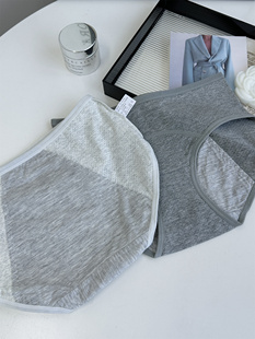 纯棉防漏生理期内裤 加长加宽网眼透气防漏抗菌底档例假姨妈内裤