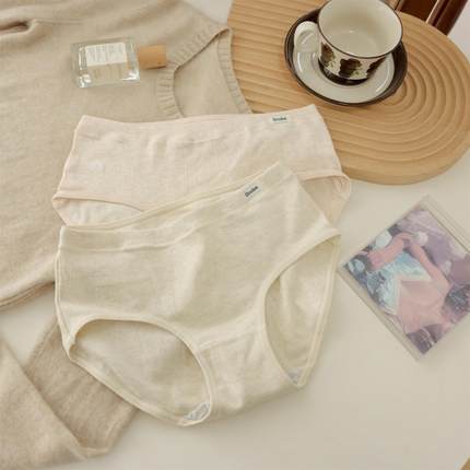 7A婴儿棉亲肤女士内裤柔软舒适中腰内裤女2024新款纯棉抗菌全棉裆
