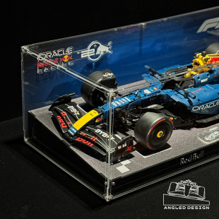 适用于乐高42206红牛RB 20F1赛车模型积木收纳防尘斜坡展示盒
