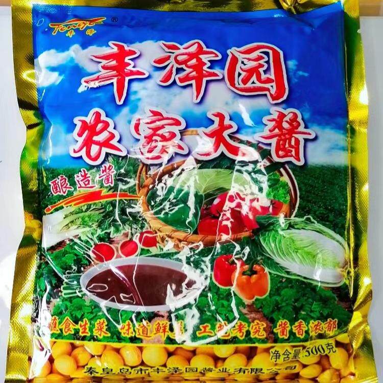 农家酱袋装丰泽园酱香浓郁图片