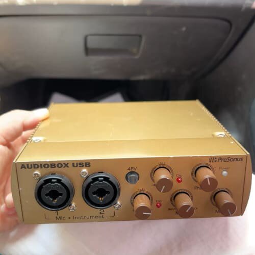 议价PreSonus AudioBox USB金色声卡，双通道X
