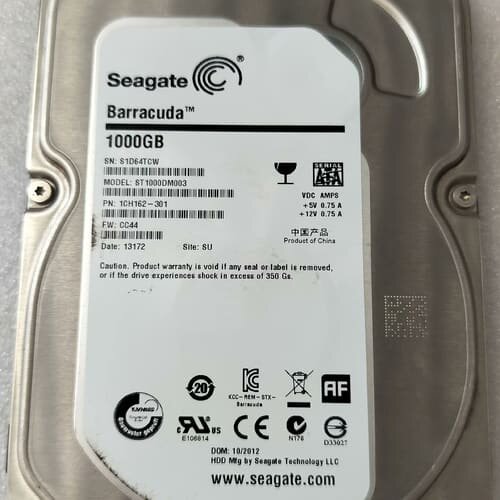 议价希捷 barracuda 1t st1000dm003