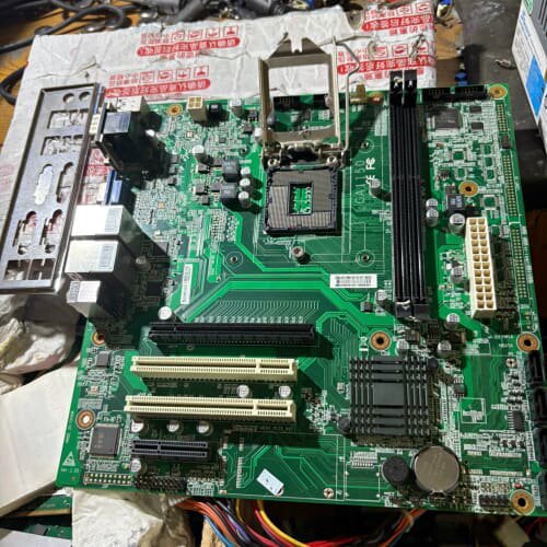 议价ZB-01H81A10-01工控主板支持4代CPU 成色漂亮