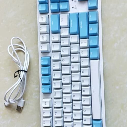 议价Durgod杜伽 k320W 樱桃红轴 三模有线键盘