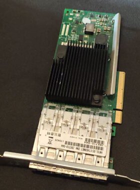 议价ZBNET智比奈特 万兆网卡ZBX710DA4 四端口光纤网
