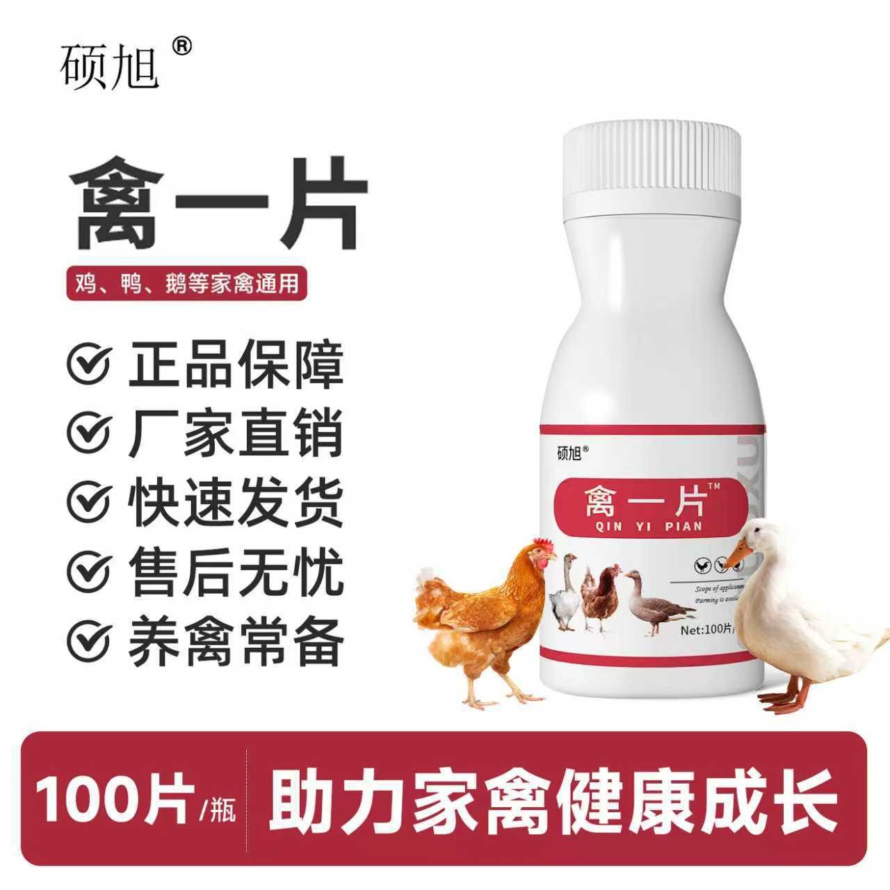 禽一片鸭鹅用鸡用鸡瘟片感冒拉稀家禽鸡冠发急救禽类厂家直销