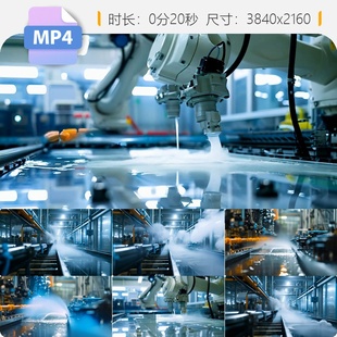 高清污水治理海水淡化资源净化再生环保处理厂活性污泥膜视频素材