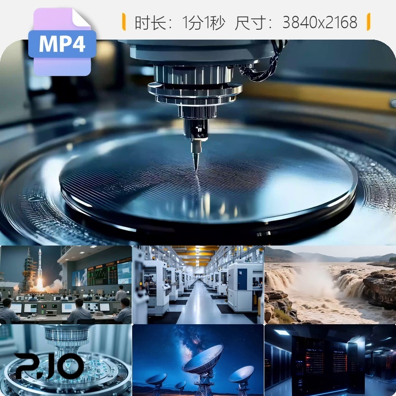 高清大国重器超级工程空间站火箭发射强国强军现代化视频素材