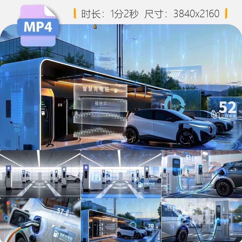 高清电动汽车充电桩新能源绿色环保科技充停场特效视频素材,商务/设计服务,设计素材/源文件,淘宝优惠券,粉丝福利购,淘宝优惠卷