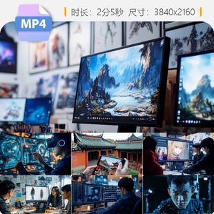 高清4K高帧率游戏开发素材合集角色动画音效关卡设计VR视频素材