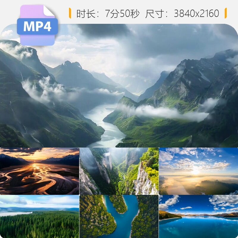 高清祖国大好河山航拍黄河流域九曲十八弯峡谷日出夕阳御视频素材