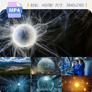 高清中微子探测器上帝粒子幽灵物理实验宇宙大国重技视频素材