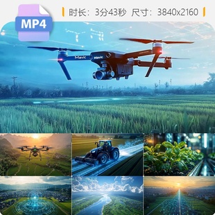 高清智慧农业科技温室种植有机灌溉数字化无人育苗自动养视频素材