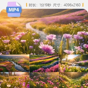 高清春暖花开唯美空镜万物复苏自然风光航拍中国大好河山视频素材